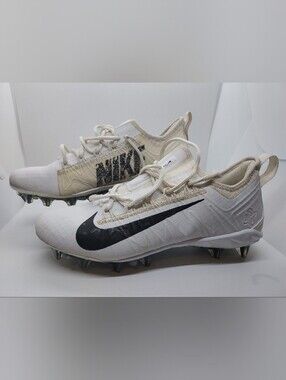 Nike Alpha Huarache 7 Pro LAX White & Black Size 10 Mens Cleats